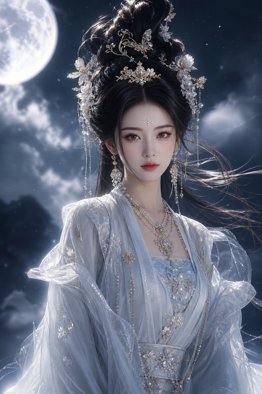 花朝汉服小灵女