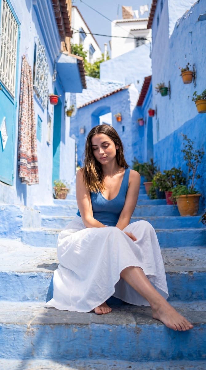 Blue Alley Afternoon