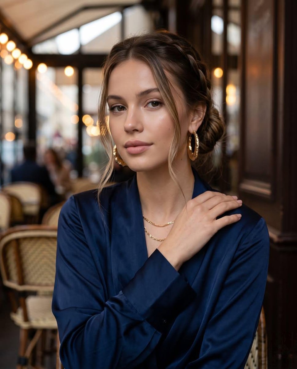 Parisian Cafe Portrait
